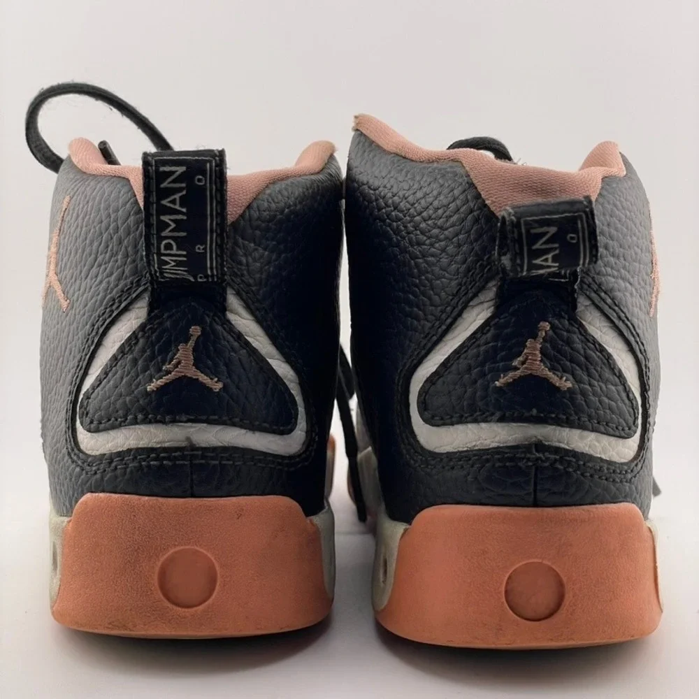 Jordan Jumpman Pro Youth Basketball Shoes Sneakers Black White Peach AV3250-160 - Picture 6 of 12